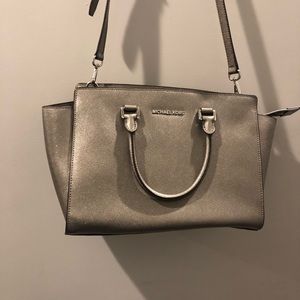 Charcoal Michael Kors Selma Satchel